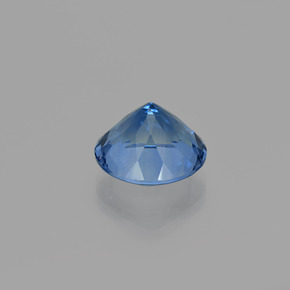 Fluorite avec changement de couleur Bleu foncé naturelle Coupe roude, 11.21 ct, VS
