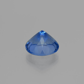 Fluorite avec changement de couleur Violet-Bleu naturelle Coupe roude, 11.45 ct, VS