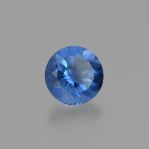 Fluorite avec changement de couleur Violet-Bleu naturelle Coupe roude, 11.46 ct, VS