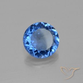 Fluorite avec changement de couleur Bleu foncé naturelle Tour, 12.34 ct, VS