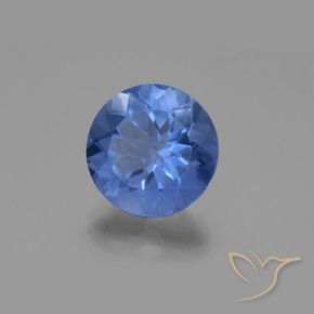 Fluorite avec changement de couleur Bleu foncé naturelle Tour, 11.61 ct, VVS-VS