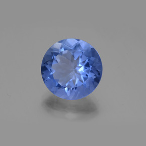 Fluorite avec changement de couleur Bleu foncé naturelle Coupe roude, 11.80 ct, VS