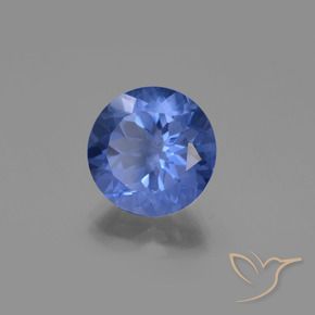 Fluorite avec changement de couleur Bleu marine intense naturelle Tour, 10.91 ct, VS-SI