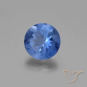 Fluorite avec changement de couleur Bleu foncé naturelle Tour, 11.78 ct, VS