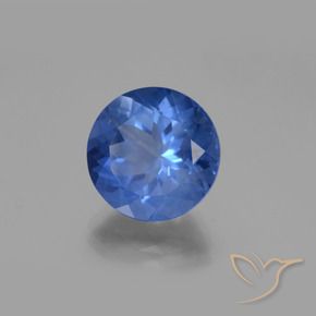 Fluorite avec changement de couleur Bleu foncé naturelle Tour, 12.15 ct, VS