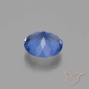 Fluorite avec changement de couleur Bleu foncé naturelle Tour, 12.27 ct, VS