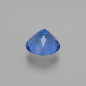 Fluorite avec changement de couleur Violet à bleu naturelle Coupe roude, 11.46 ct, VS