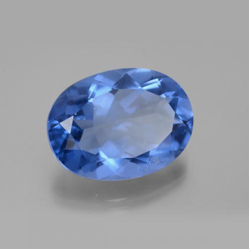 Fluorite avec changement de couleur Bleu marine naturelle Coupe ovale, 20.94 ct, VS