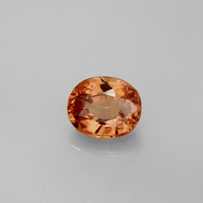 Grenat à changement de couleur multicolore naturelle coupe ovale, 1,47 ct, VVS-VS