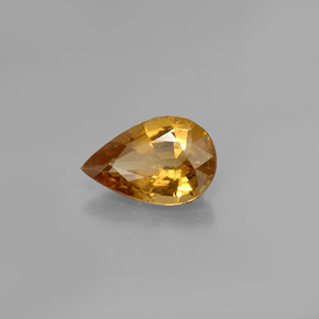 Grenat à changement de couleur multicolore naturelle en forme de poire, 1,37 ct, VVS-VS