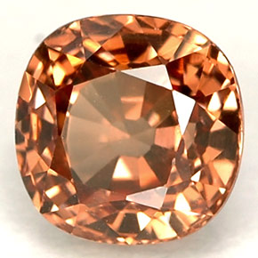 Grenat Couleur Changeant Orange naturelle Coupe coussin, 1.11 ct, VS