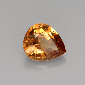 Grenat à changement de couleur multicolore naturelle en forme de poire, 1,16 ct, VS