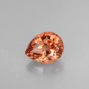Grenat Couleur Changeant Rose naturelle En forme de poire, 1.25 ct, VVS-VS