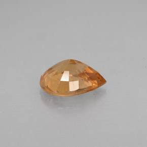 Grenat à changement de couleur multicolore naturelle en forme de poire, 1,18 ct, VS