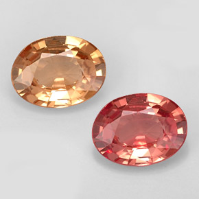 Grenat à changement de couleur multicolore naturelle coupe ovale, 1,12 ct, VVS-VS