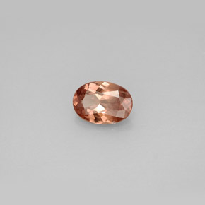 Grenat à changement de couleur multicolore naturelle coupe ovale, 0,88 ct, VS