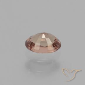 Grenat à changement de couleur marron naturelle coupe ovale, 0,43 ct, VVS-VS