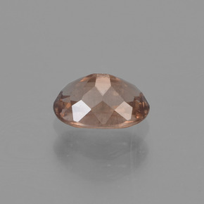 Grenat à changement de couleur marron naturelle coupe ovale, 0,73 ct, VS