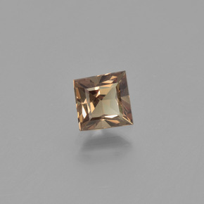 Grenat à changement de couleur multicolore naturelle carré, 0,72 ct, VS