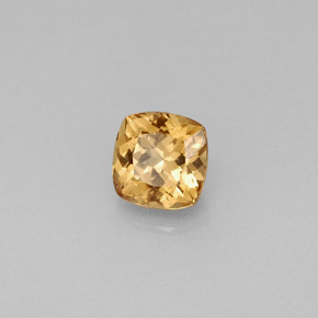 Grenat Couleur Changeant Brun Doré à Orange naturelle Coupe coussin, 0.85 ct, VS