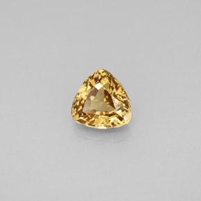 Grenat Couleur Changeant Brun Doré à Orange naturelle Trillion, 0.89 ct, VS