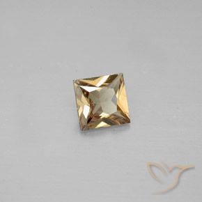 Grenat Couleur Changeant Brun doré naturelle Carré, 0.51 ct, VVS-VS