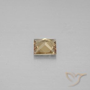 Grenat Couleur Changeant Brun doré naturelle Carré, 0.51 ct, VVS-VS