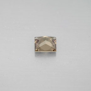 Grenat à changement de couleur marron naturelle carré, 0,49 ct, VS
