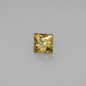 Grenat Couleur Changeant Brun verdâtre à orange naturelle Carré, 0.55 ct, VVS-VS