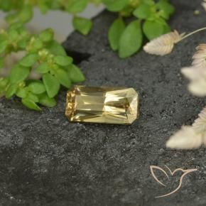 Grenat Couleur Changeant Jaune doré naturelle Octogone / coupe Émeraude, 0.72 ct, VS