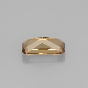 Grenat Couleur Changeant Brun Doré à Orange naturelle Taille émeraude, 0.80 ct, VVS-VS