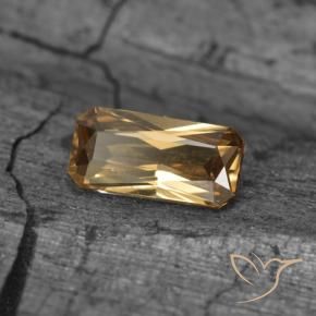 Grenat Couleur Changeant Brun doré naturelle Octogone / coupe Émeraude, 0.73 ct, VS