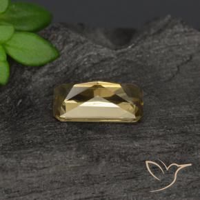 Grenat Couleur Changeant Brun doré naturelle Octogone / coupe Émeraude, 0.81 ct, VS