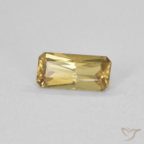 Grenat Couleur Changeant Brun doré naturelle Octogone / coupe Émeraude, 0.73 ct, VVS