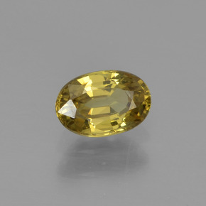 Grenat à changement de couleur multicolore naturelle coupe ovale, 0,66 ct, VVS-VS