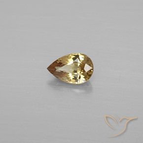 Grenat Couleur Changeant Brun doré naturelle En forme de poire, 0.56 ct, VVS-VS