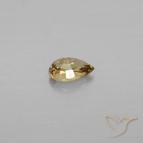 Grenat Couleur Changeant Brun doré naturelle En forme de poire, 0.56 ct, VVS-VS