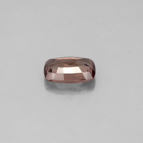 Grenat à changement de couleur marron naturelle coupe coussin, 0,76 ct, VVS-VS