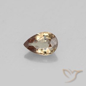 Grenat Couleur Changeant Marron clair naturelle En forme de poire, 0.55 ct, VVS