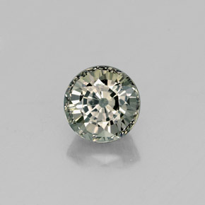 Grenat à changement de couleur multicolore naturelle coupe roude, 0,97 ct, VVS-VS