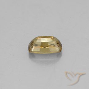 Grenat Couleur Changeant Brun doré naturelle Coussin, 0.97 ct, VS-SI