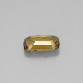 Grenat à changement de couleur doré naturelle coupe coussin, 1,11 ct, VVS-VS