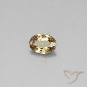 Grenat Couleur Changeant Brun doré naturelle ovale, 0.50 ct, VVS-VS