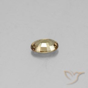 Grenat Couleur Changeant Brun doré naturelle ovale, 0.50 ct, VVS-VS