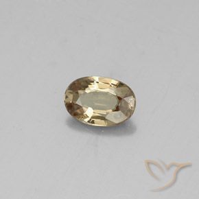 Grenat Couleur Changeant Brun doré naturelle ovale, 0.58 ct, VVS-VS