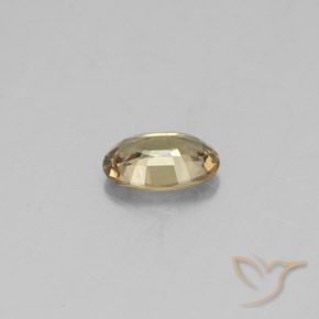 Grenat Couleur Changeant Brun doré naturelle ovale, 0.58 ct, VVS-VS