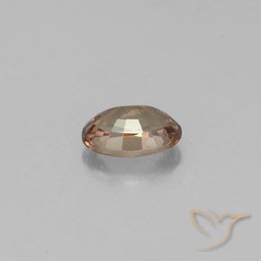 Grenat à changement de couleur jaune naturelle coupe ovale, 0,63 ct, VVS-VS