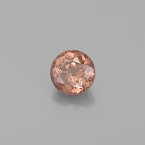 Grenat Couleur Changeant Rose à Orange naturelle Coupe roude, 0.45 ct, VS-SI