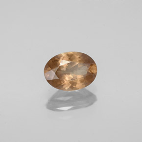 Grenat à changement de couleur marron naturelle coupe ovale, 1,07 ct, VS-SI
