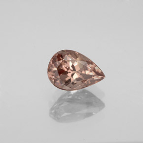 Grenat Couleur Changeant Brun Doré à Orange naturelle En forme de poire, 1.10 ct, VS